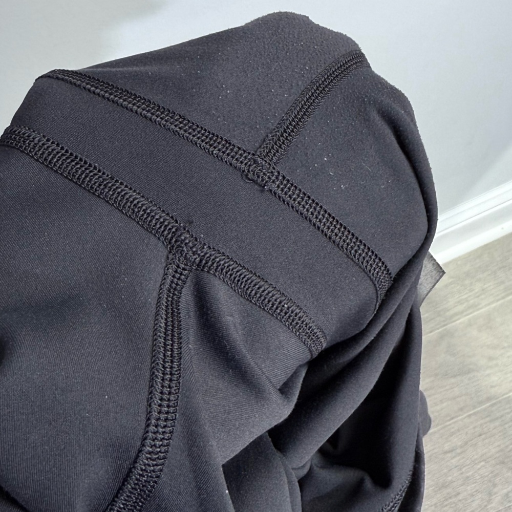 Lululemon Align High Rise Pant 25" Segment Emboss Black Leggings 6 Nulu W5DUYS - Picture 10 of 15